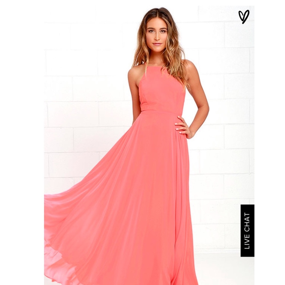 Pink backless gown (BRIGHT AND FUN)